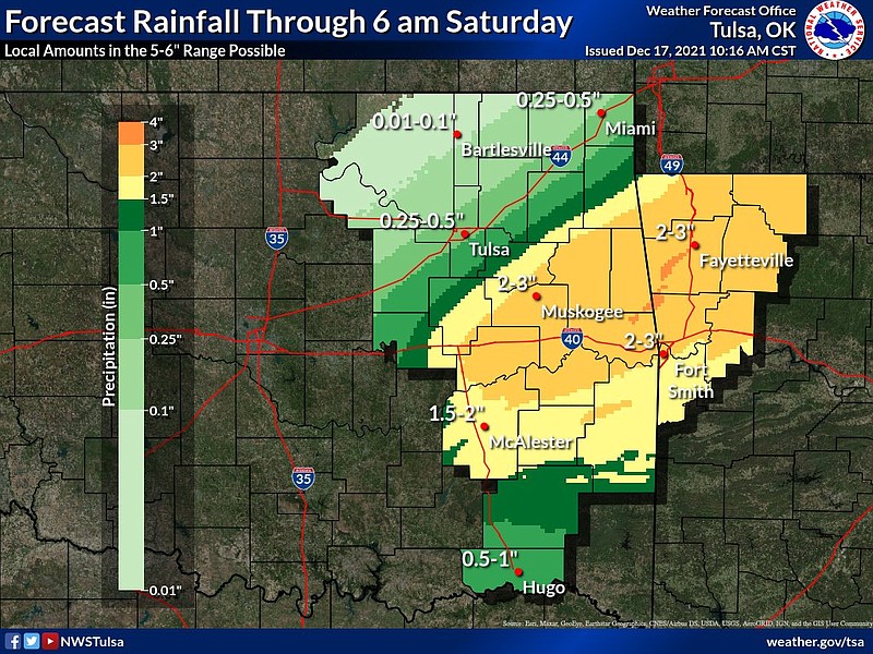 Forecasters: Flooding, severe storms possible in Northwest Arkansas ...