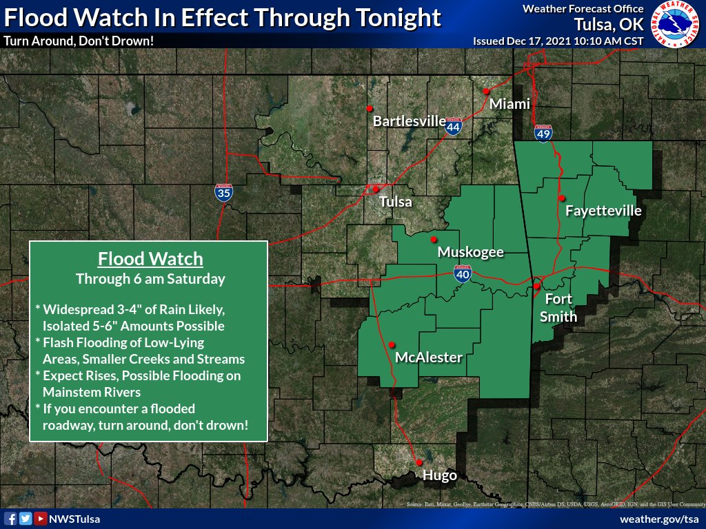 Forecasters: Flooding, Severe Storms Possible In Northwest Arkansas ...