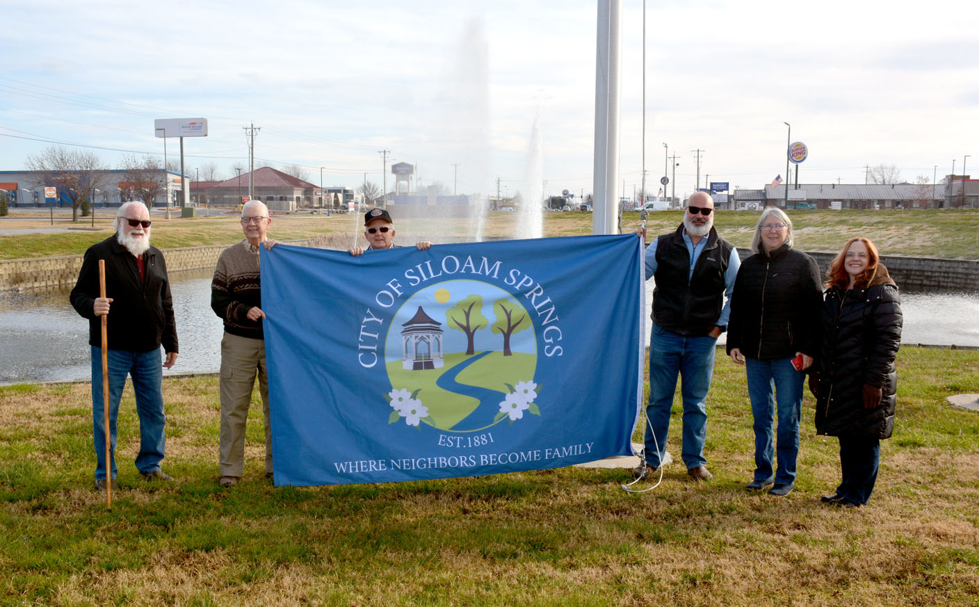 Siloam Springs hangs new city flag - Vimarsana News