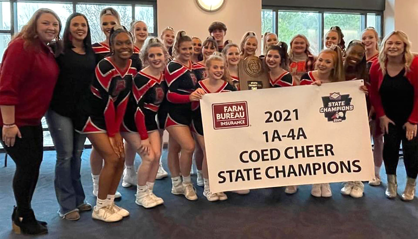 Pea Ridge cheer squad takes first place at state Northwest Arkansas