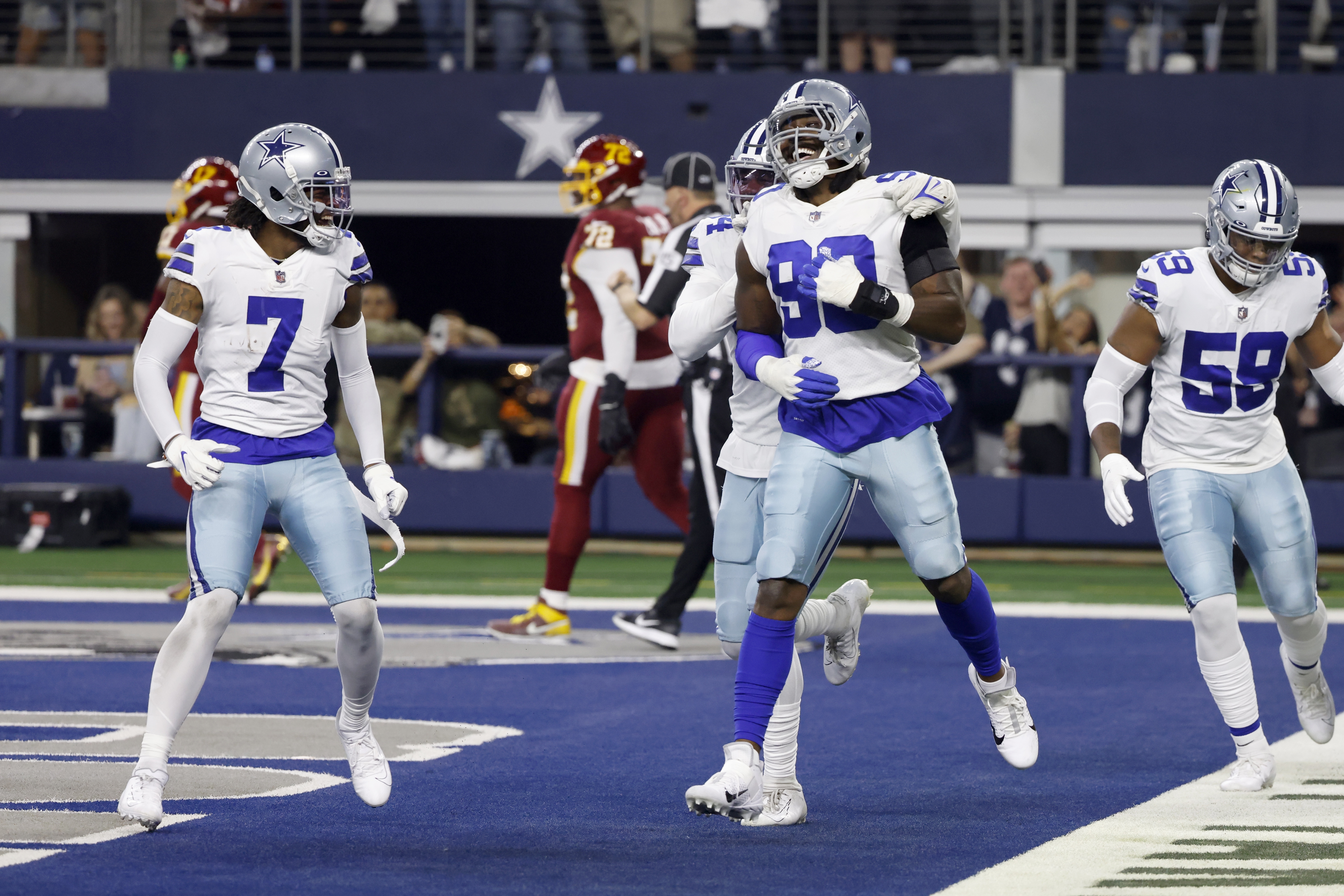 Prescott, Cowboys celebrate with 56-14 rout of Washington