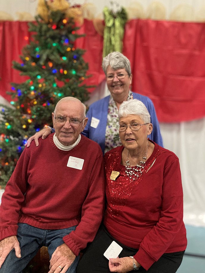 The Garden Club of Rogers, held their annual Christmas Party and silent auction on Dec. 7, 2021. There were more than 80 in attendance. Pictured are club members Ivan Leonard, Marge Leonard and Sherrie Eoff.

(Courtesy photo)