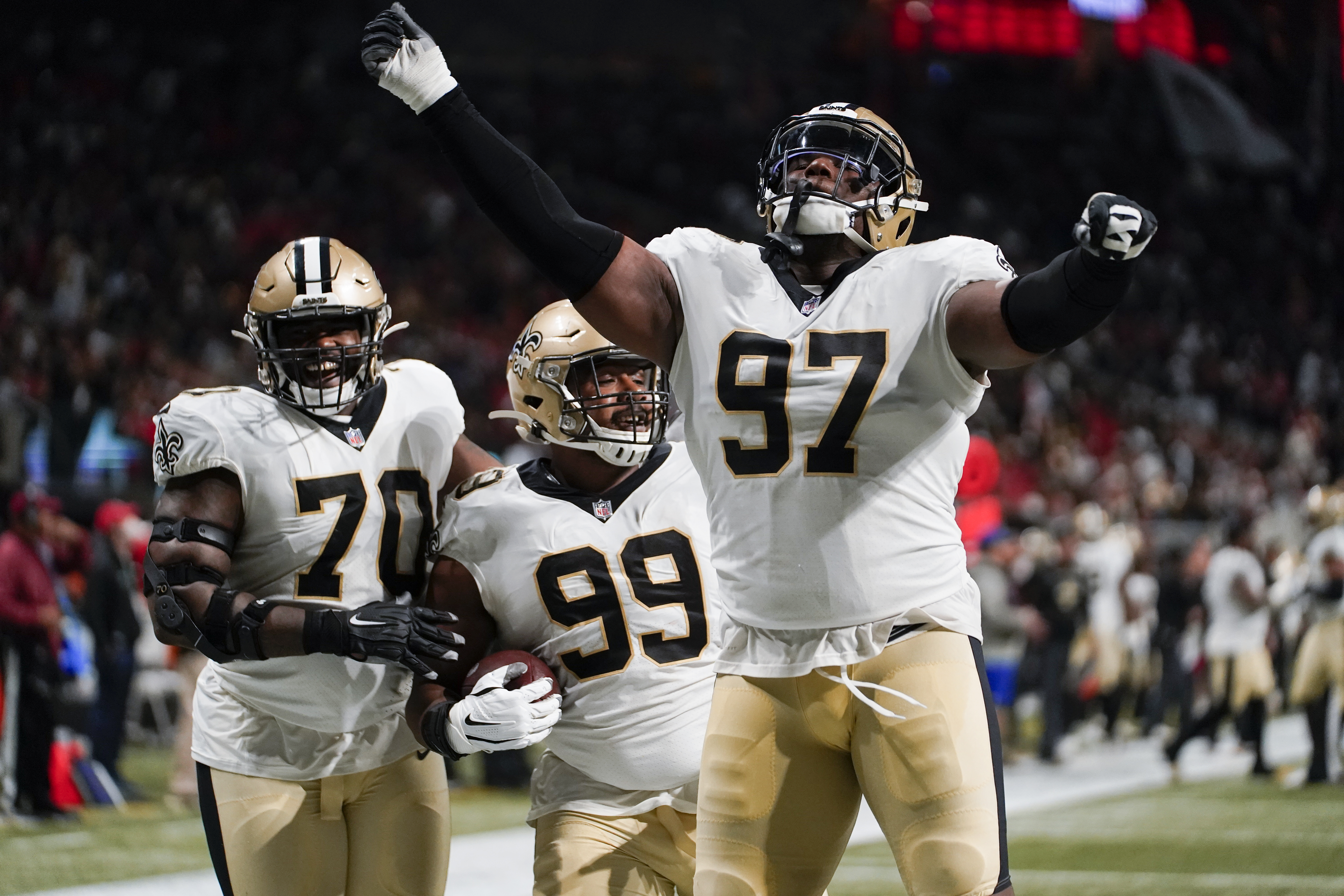 Saints cruise but miss wild-card spot