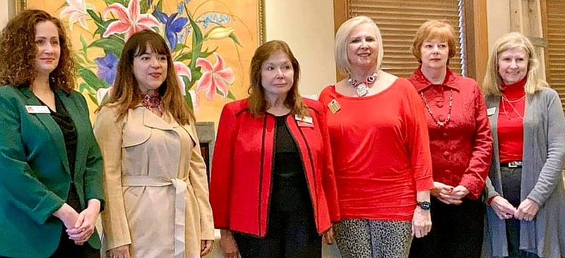 From left are President Angie White, 1st Vice President Abby Rector, 2nd Vice President Joye Finch, 3rd Vice President Linda Lambert, Corresponding Secretary Peggy Holt and Treasurer Debbie Jones. Not pictured is Recording Secretary Brenda Richardson. - Submitted photo