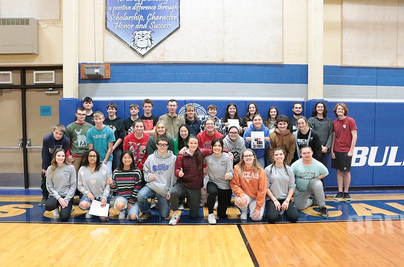 Submitted
A group of South Callaway High School students were recognized as Code of Conduct recipients for their behavior exhibiting scholarship, character, honor and success.