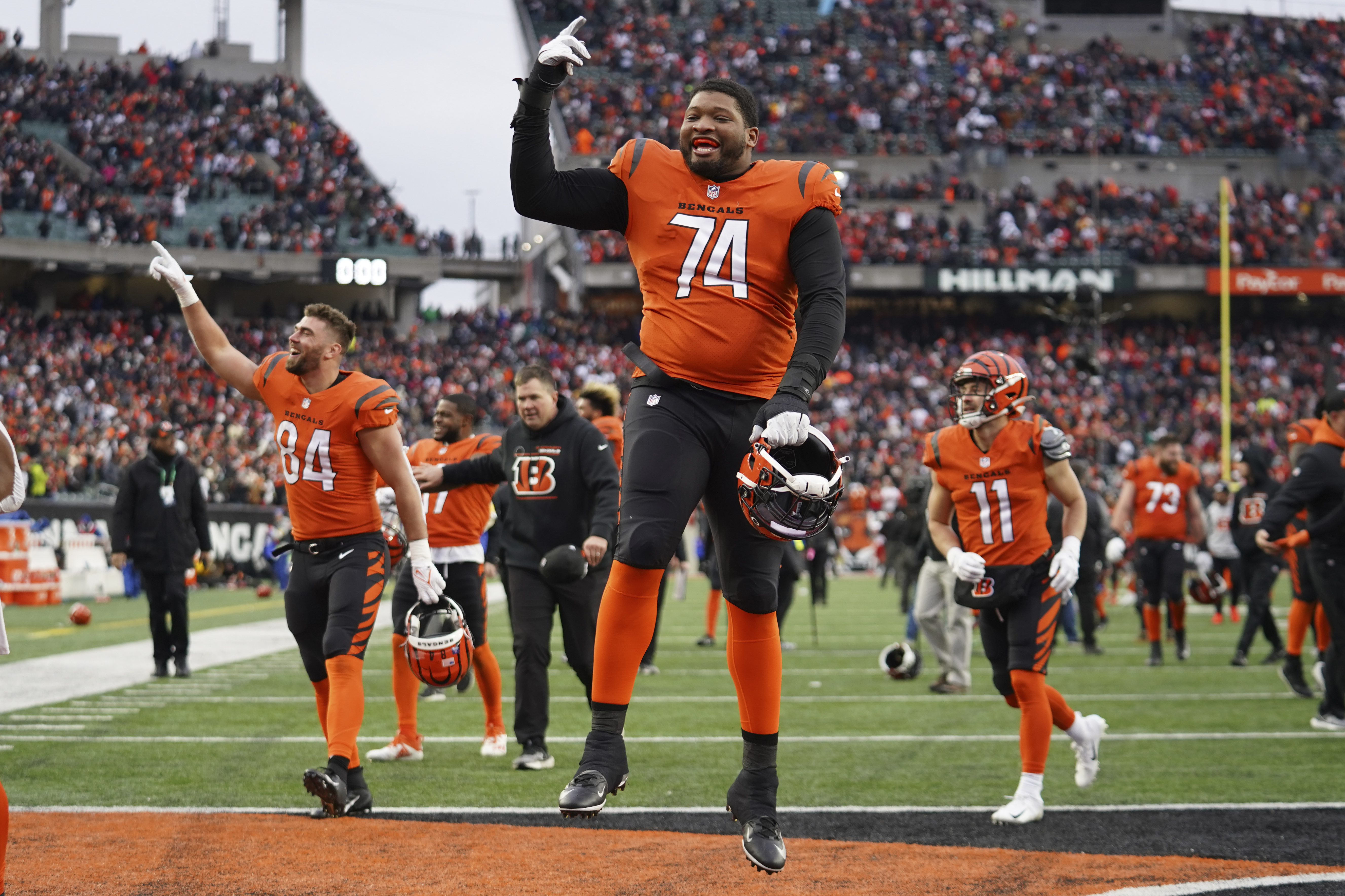 Bengals end playoff-win drought in game rife with officiating gaffes