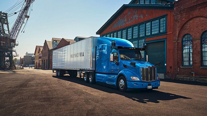 Waymo and trucking firm J.B. Hunt announced a multi-year expansion of their partnership Friday, Jan. 14, 2022. (Waymo/TNS)