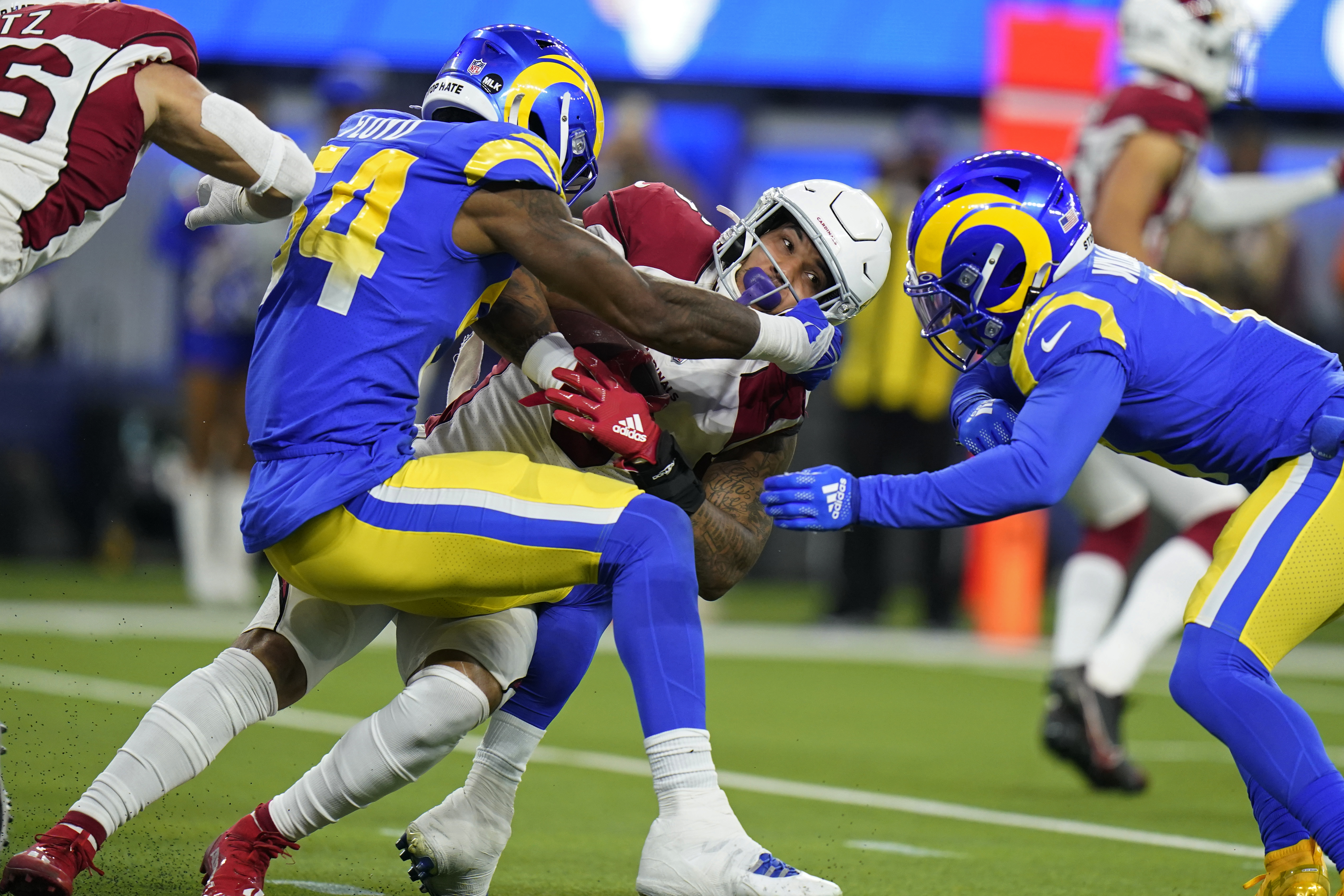 LOOK: Arizona Cardinals, Los Angeles Rams helmets to feature MLK