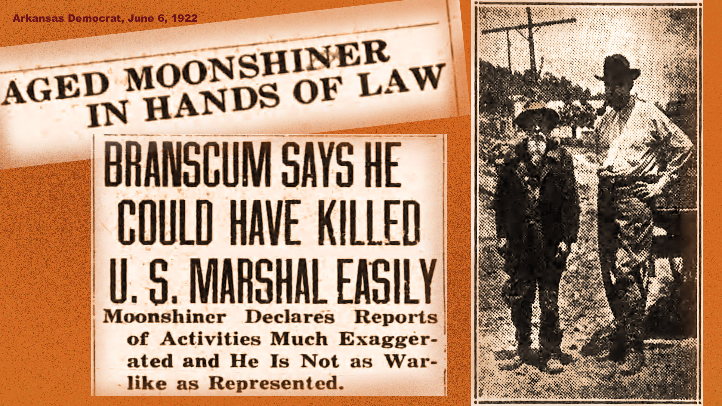 OPINION | OLD NEWS: Legendary Stone County moonshiner hard-pressed by trigger-happy lawmen in 1922 - Vimarsana News