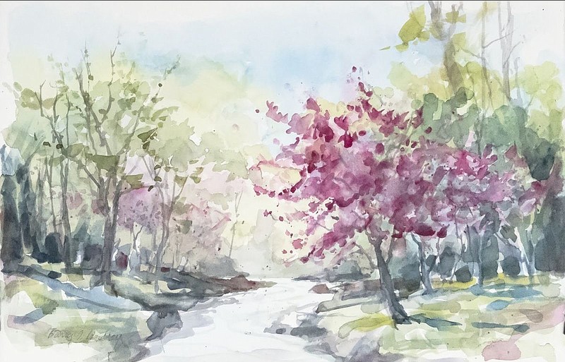 "Into the Woods," a collection of recent watercolor paintings by artist Barry D. Lindley, is currently available for viewing at the Cantrell Gallery in Little Rock. (Courtesy of Barry D. Lindley/Cantrell Gallery)