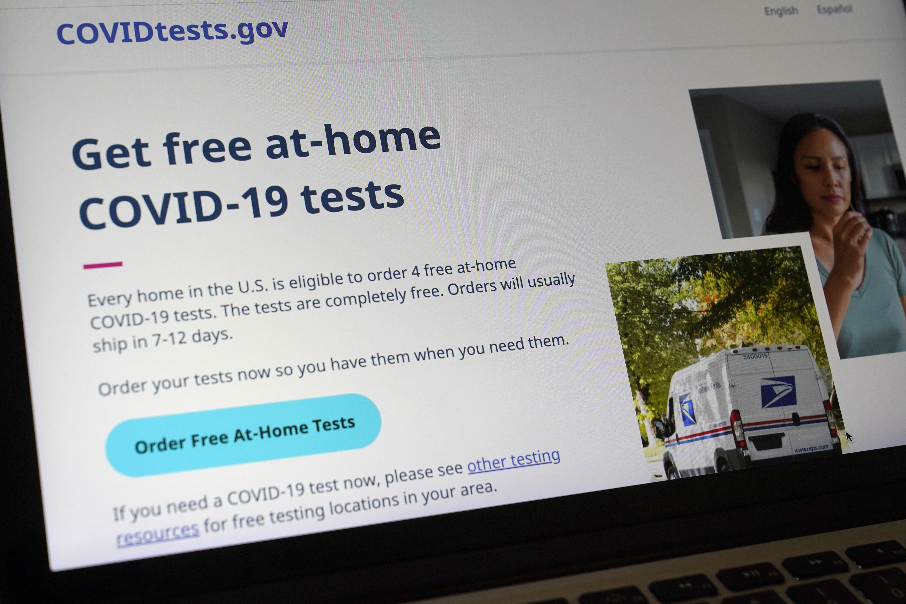 Survey gauging at-home testing