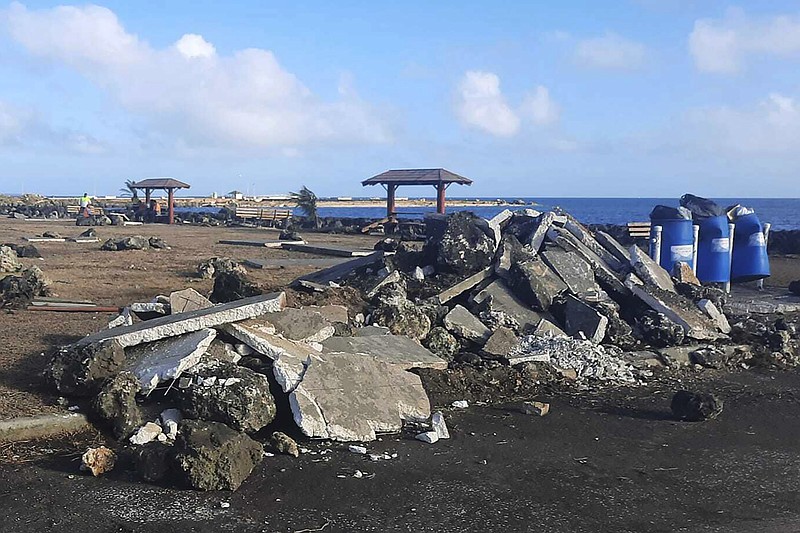 First aid flights arrive in Tonga after massive volcanic eruption