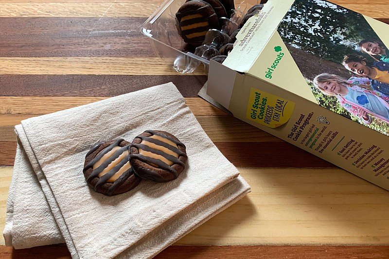 Adventurefuls, the newest cookie to the Girl Scouts lineup of sweet treats, might not be available at booths. MUST CREDIT: Washington Post photo by Matt Brooks.