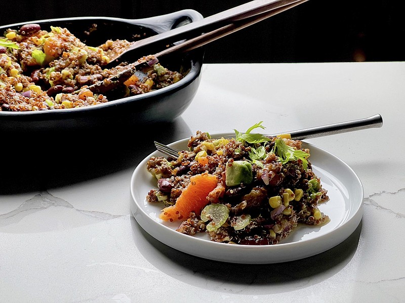 Quinoa With Beans, Avocado and Orange (Arkansas Democrat-Gazette/Kelly Brant)