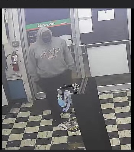 Texarkana, Texas, police are looking for this man. (Submitted from surveillance video.)