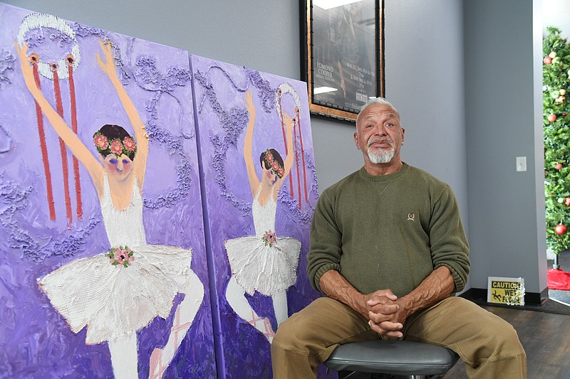 Edmond Cooper discusses Hot Springs Children's Dance Theatre's upcoming performances of "Cinderella." - Photo by Tanner Newton of The Sentinel-Record
