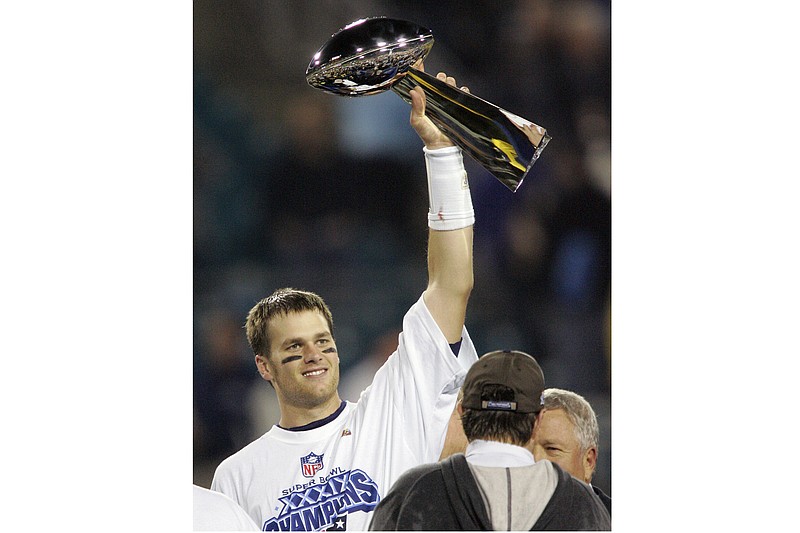 all 6 New England Patriots trophies 