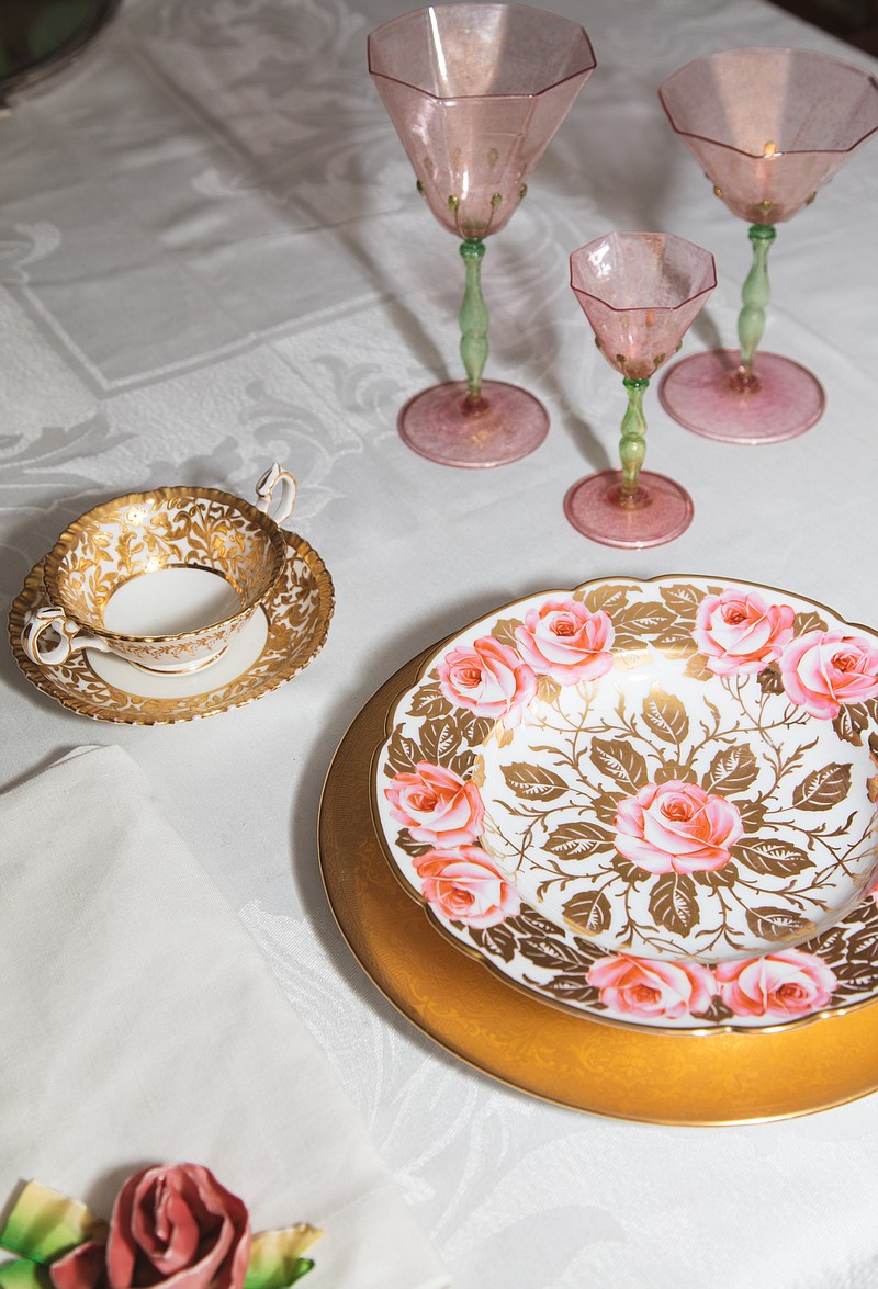 The inventory at Elise Abrams Antiques in Great Barrington, Mass., Feb. 1, 2022. More dining at home has led some people to seek out fancier tableware that makes everyday meals feel far more celebratory. (Naima Green/The New York Times)