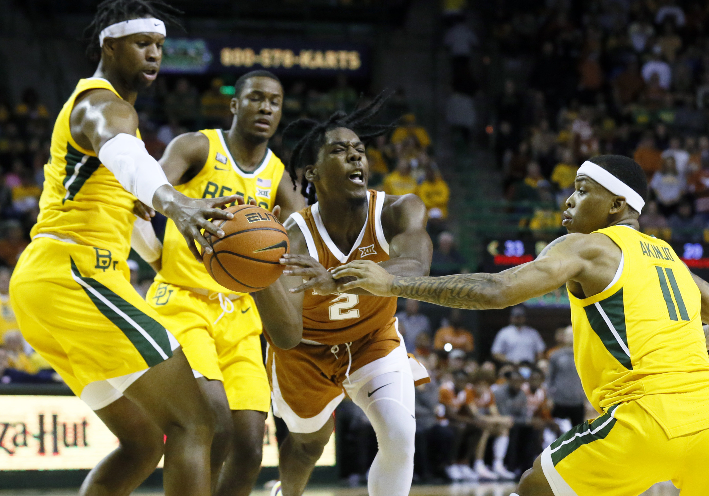 No. 10 Baylor beats No. 20 Texas 80-63 after losing big man - Vimarsana News