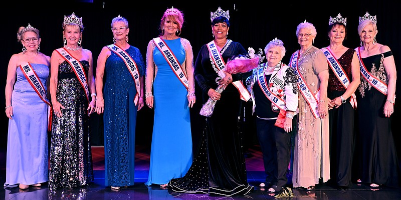 From left are 2016 Queen Pattie Genovese, 2017 Queen Sherry Marshall 2018 Queen Dixie Ford, 2019 Queen Sharon Tahaney, current reigning 2021 Queen Janice Zarebski, 2013 Queen Katy Phillips, 2009 Queen Virginia Risely, 2012 Queen Donna Kingston and 2010 Queen Judy Fisher. Photo courtesy of Allan Cain Photography. - Submitted photo
