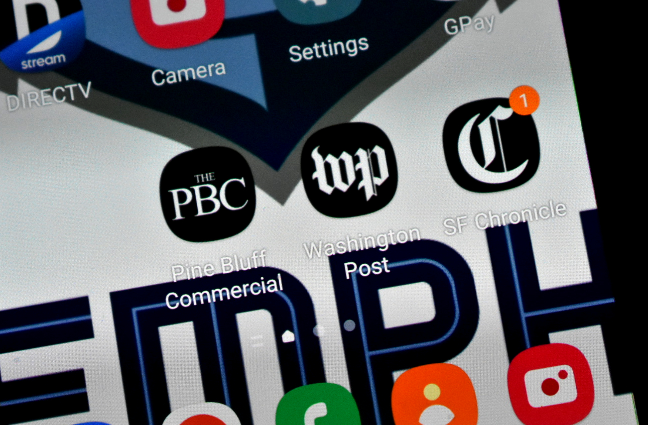 App brings Pine Bluff Commercial news to forefront of paper