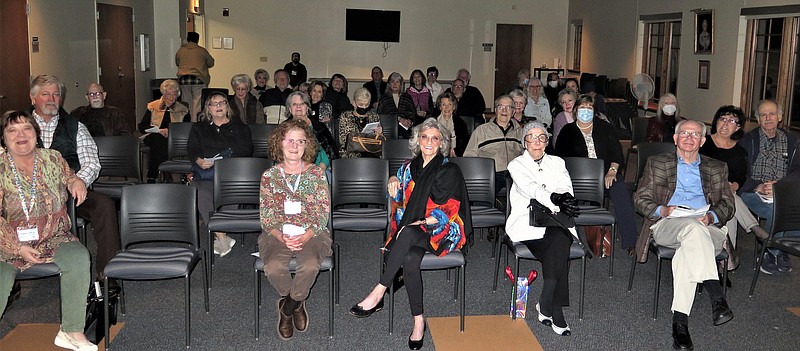 “The Song is You,” which featured Shirley Chauvin and the America’s Art Form trio on Wednesday, Feb. 9, played to a full safe-distance seating crowd in the Garland County Library’s auditorium. - Submitted photo