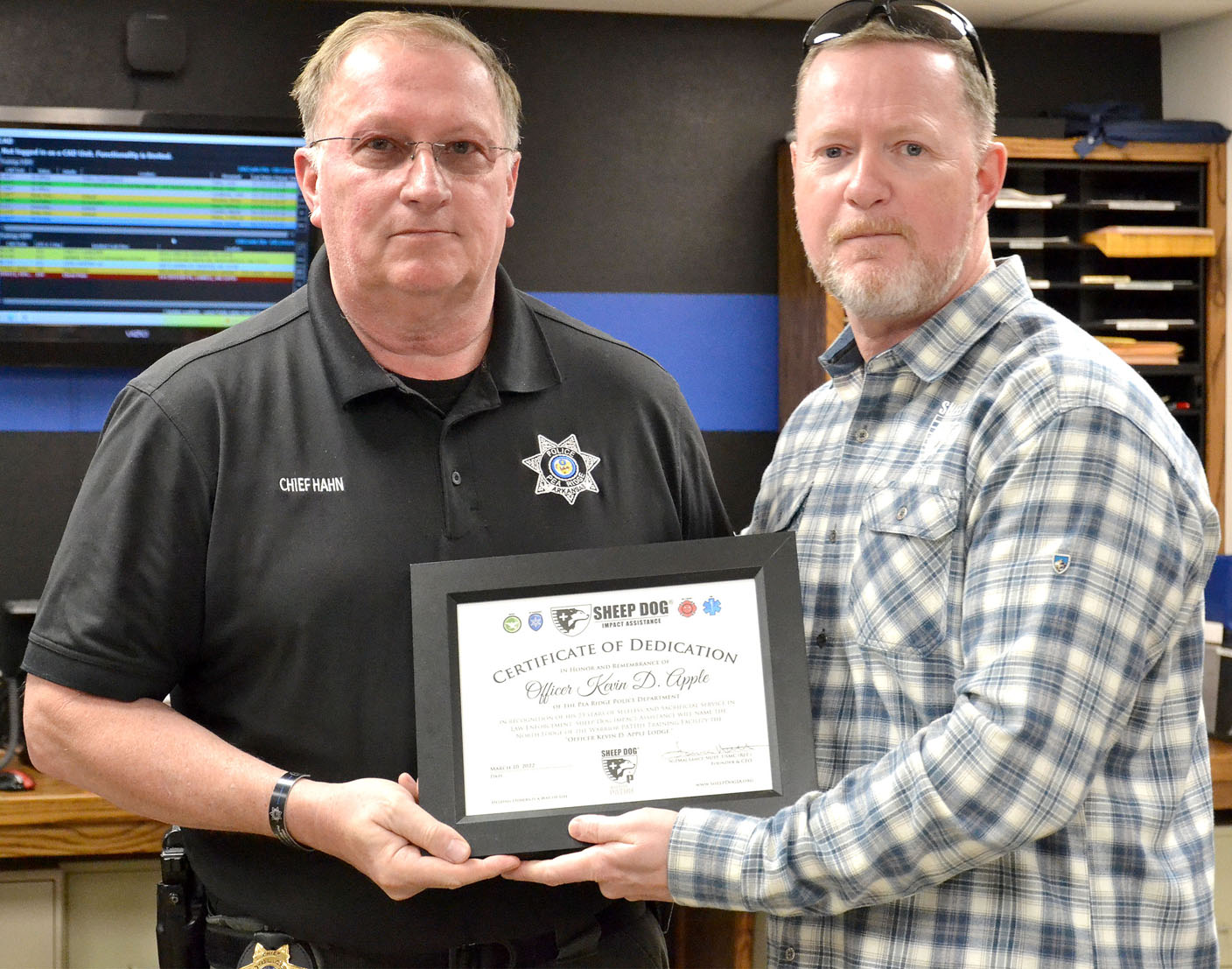 Lodge to be named in honor of fallen Pea Ridge officer - Vimarsana News
