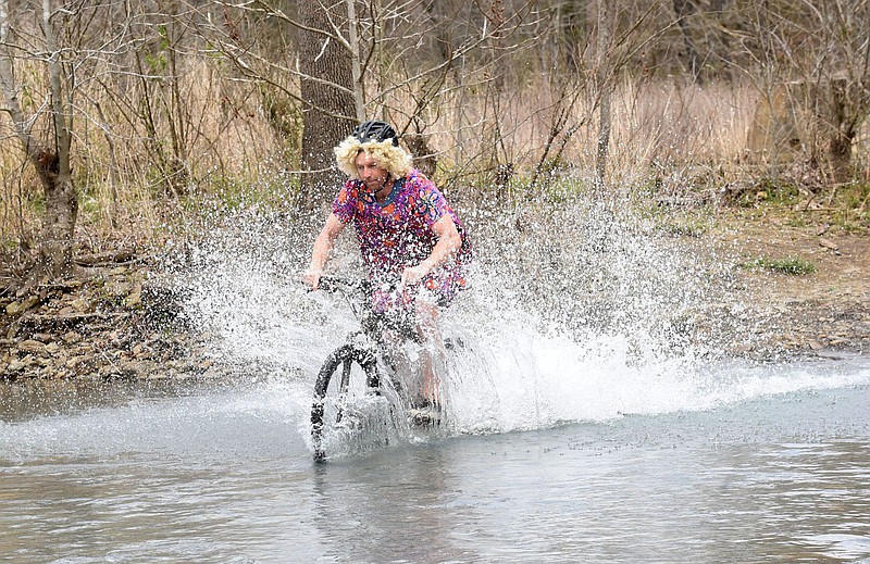 Ozark Mountain Bike Festival always a big splash at Devil’s Den The