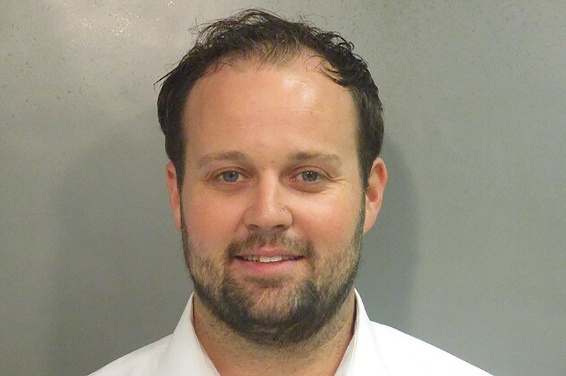 This undated photo provided by the Washington County (Ark.) Detention Center shows Josh Duggar. The former reality TV star was immediately taken into custody after he was convicted Thursday, Dec. 9, 2021, in federal court of receiving and possessing child pornography. (Washington County Detention Center via AP)