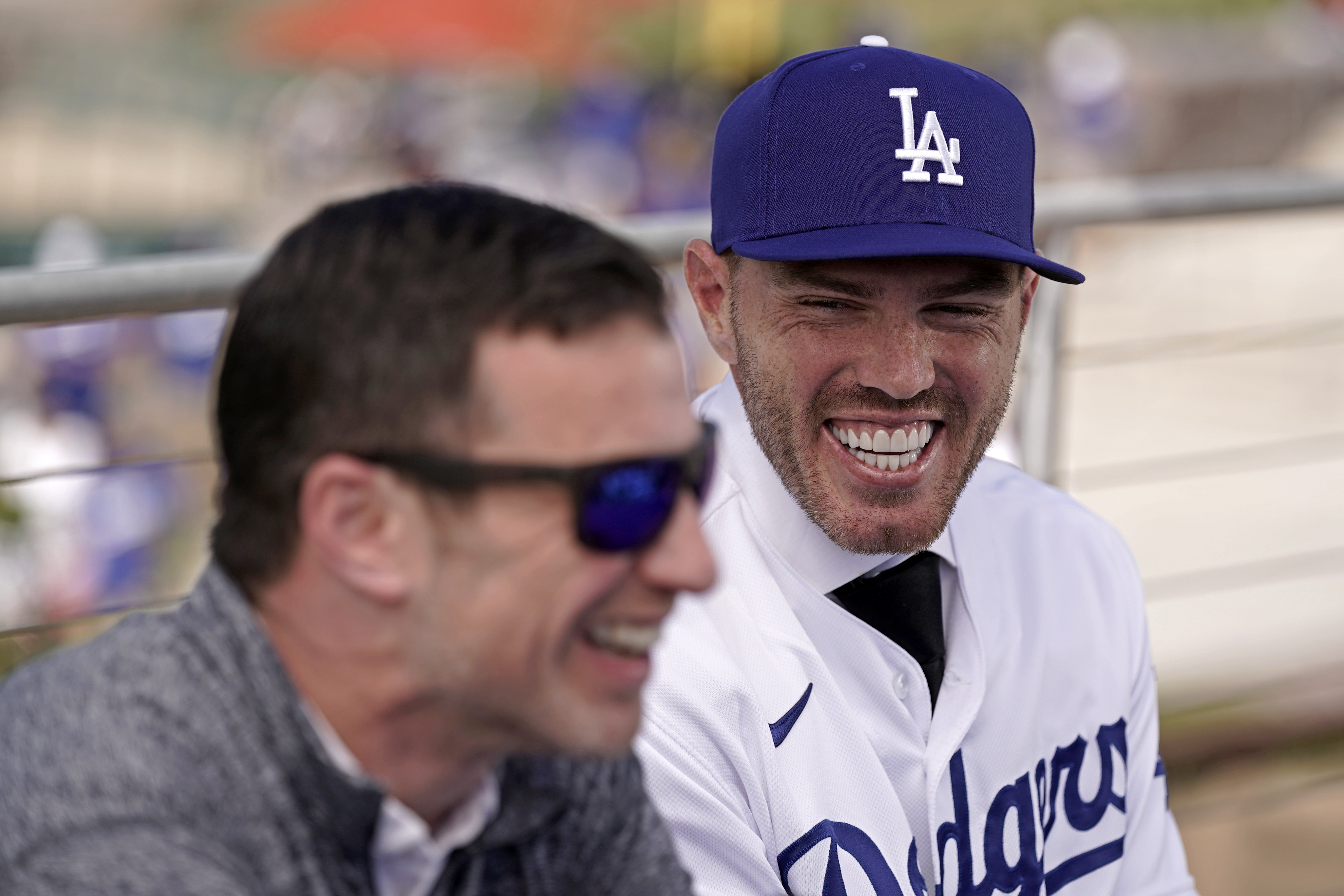 Freddie Freeman shares hilarious family trade following historic night for  Dodgers - Freeman are not known to be very fast