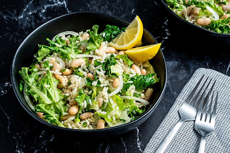 Rice Salad With Beans, Lemon and Herbs (For The Washington Post/Scott Suchman)