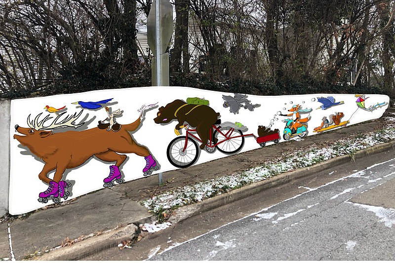 Artists selected for mural along Archibald Yell Boulevard in