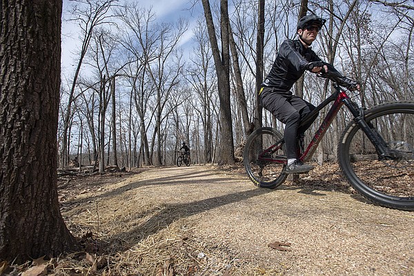 Oak openings store mountain bike trail