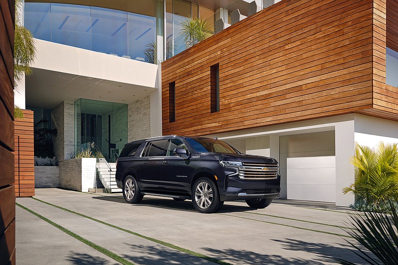 Exterior of 2022 Chevrolet Suburban High Country. (Chevrolet/TNS)