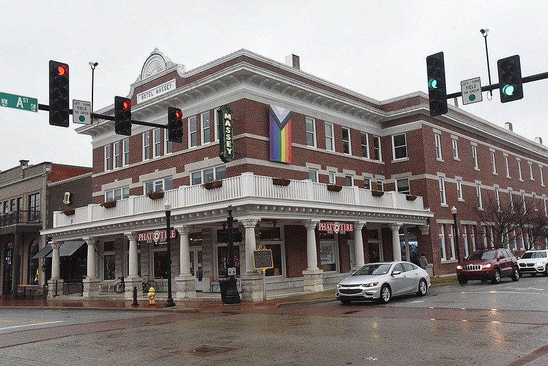 Lady Slipper restaurant will open at the Massey Building in downtown Bentonville.
(NWA Democrat-Gazette/Flip Putthoff)