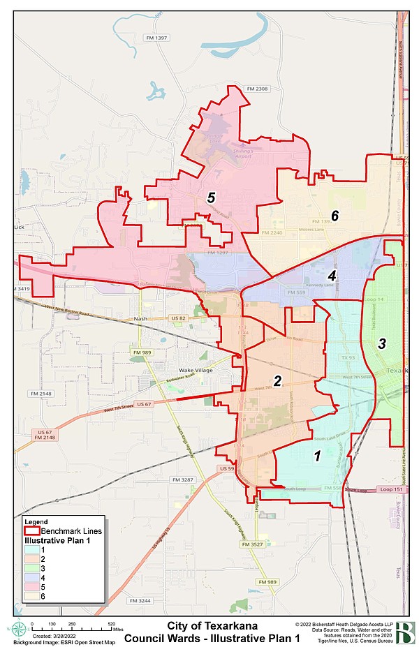 Public can comment on Texas-side ward redistricting | Texarkana Gazette