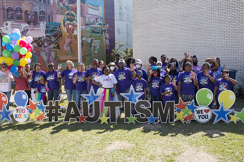 Photo by Tina Sams
An Autism Parade was held in downtown Camden on Saturday, April 2m for World Autism Awareness Day. The parade was put on by Wyletta Dilworth Johnson of Camden. It was the 11th annual autism awareness event in the community.