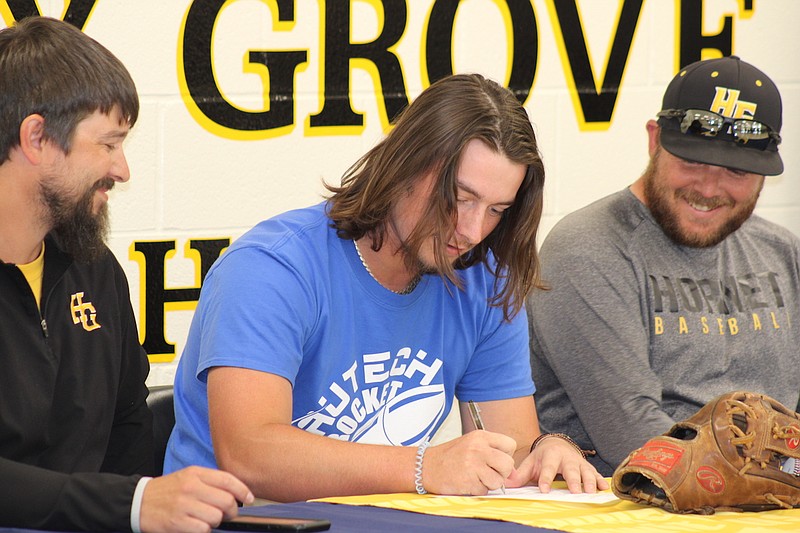 Harmony Grove baseball star Bradley Lauinus signs with the SAU Tech Rockets Camden News