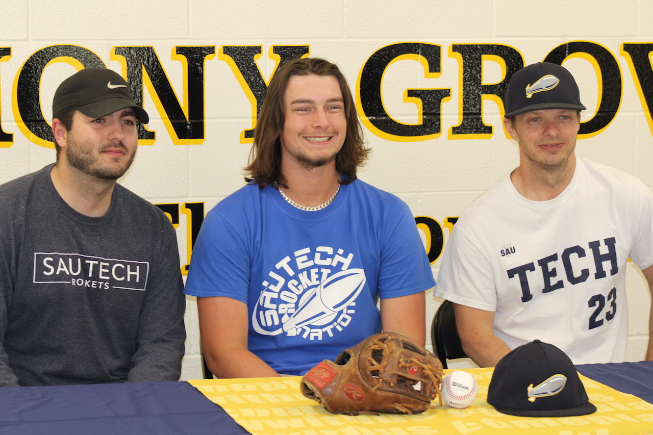 Harmony Grove baseball star Bradley Lauinus signs with the SAU Tech Rockets Camden News