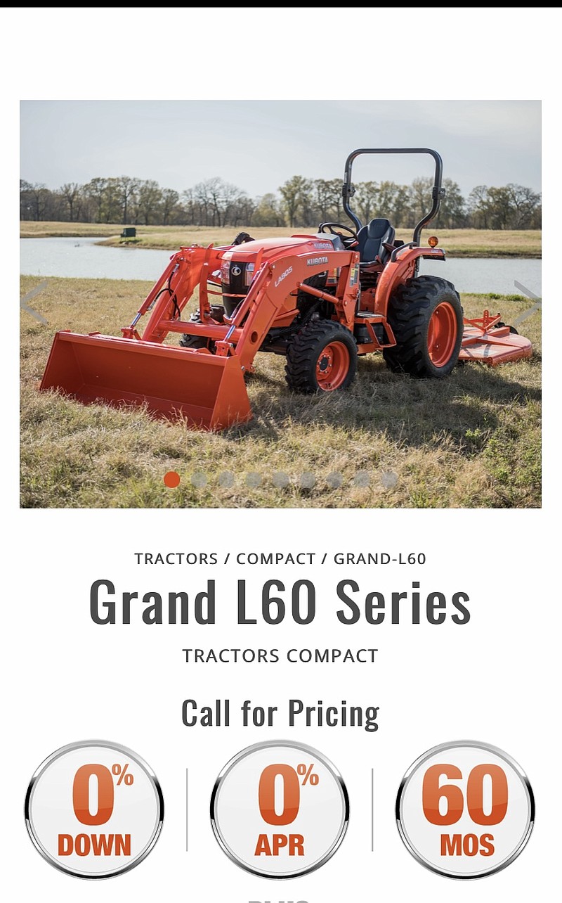 River Valley Tractor, formerly Texarkana Tractor, has a new name but is still meeting customers' needs with Kubota tractors, mowers and specialty equipment.  (Submitted photo)