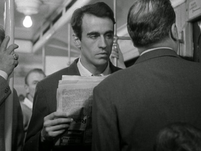 Martin LaSalle stars as Michel in Robert Bresson’s “Pickpocket” (1959).