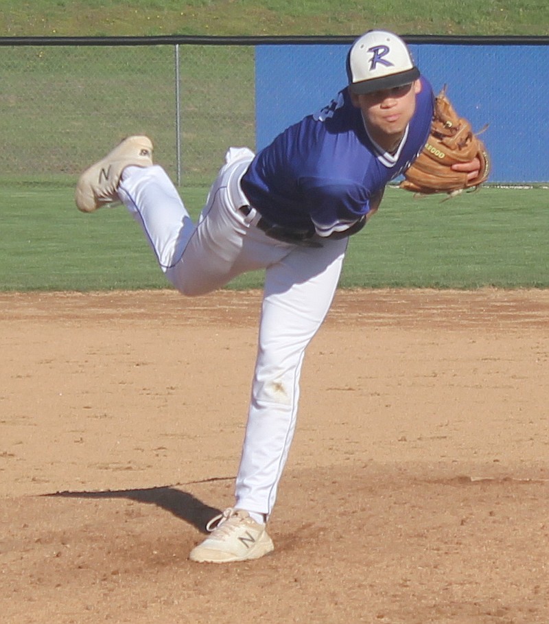 Senior Charlie pitched six and two-thirds innings with six strikeouts on 109 pitches against St. Elizabeth.