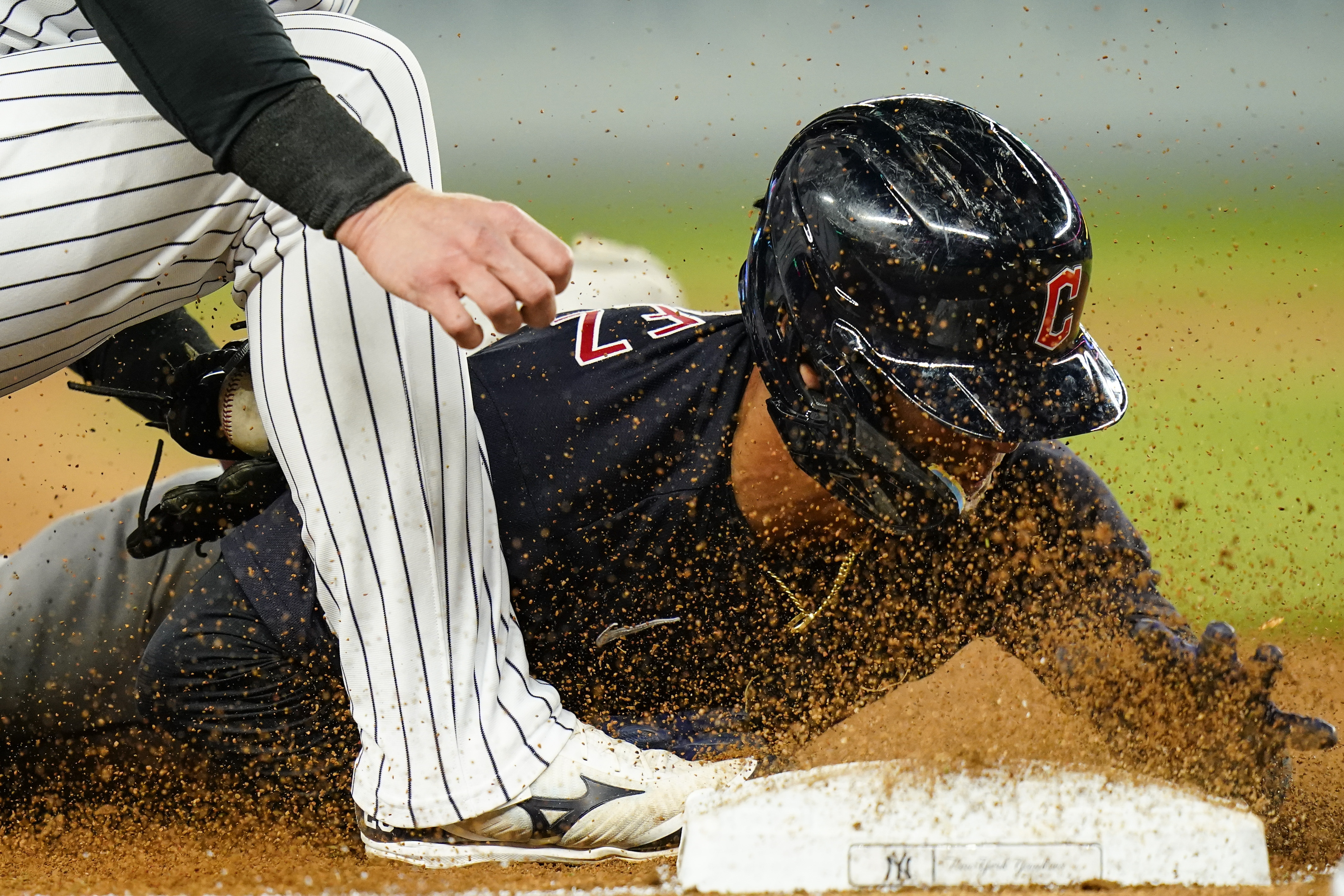 Pirates catcher Perez hits three home runs, Guardians win on a Gimenez  walk-off