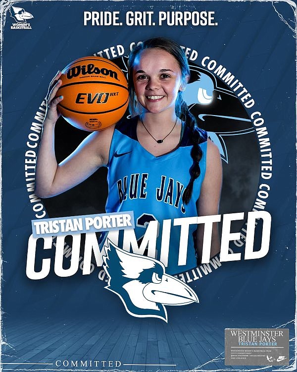 Tristan Porter announced her transfer to Westminster College on her Twitter account last Monday.