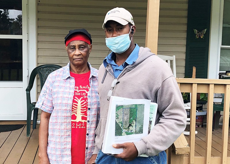 Patrick Gulley and his mother, Viola Gulley, have been increasing the sustainability and profitability of their family land through collaboration with the UAPB Keeping it in the Family Program. (Special to The Commercial/University of Arkansas at Pine Bluff)