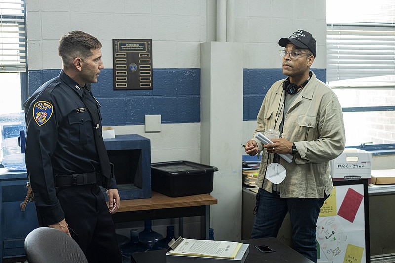 Jon Bernthal and Reinaldo Marcus Green star in HBO’s “We Own This City,” a companion to the hit show “The Wire.” (Paul Schiraldi/HBO)