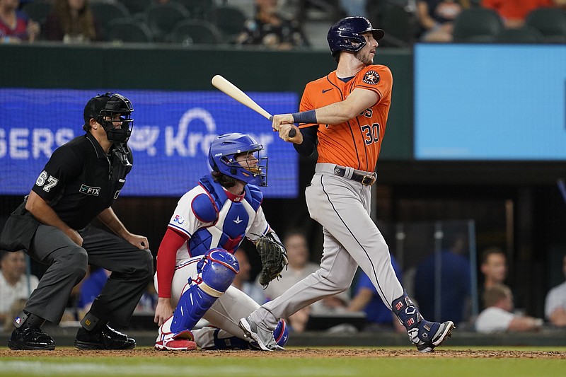 Kyle Tucker batting fifth for Astros Sunday