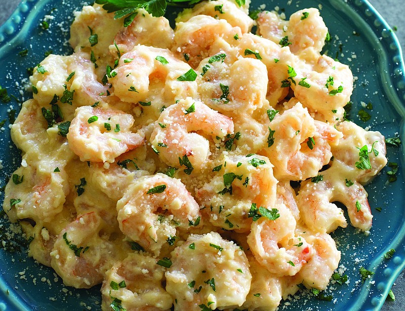 Creamy Parmesan Shrimp (Courtesy of Shadow Mountain)