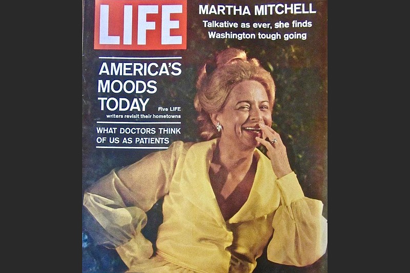 Martha Mitchell’s photograph appeared on Life magazine’s cover on Oct. 2, 1970. (Special to the Democrat-Gazette/Jack Schnedler)