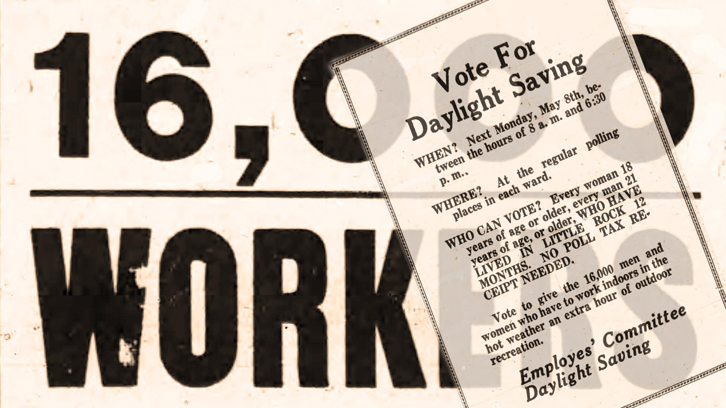 OPINION | OLD NEWS: Little Rock voters said loud 'no' to daylight saving time in 1922 - Vimarsana News